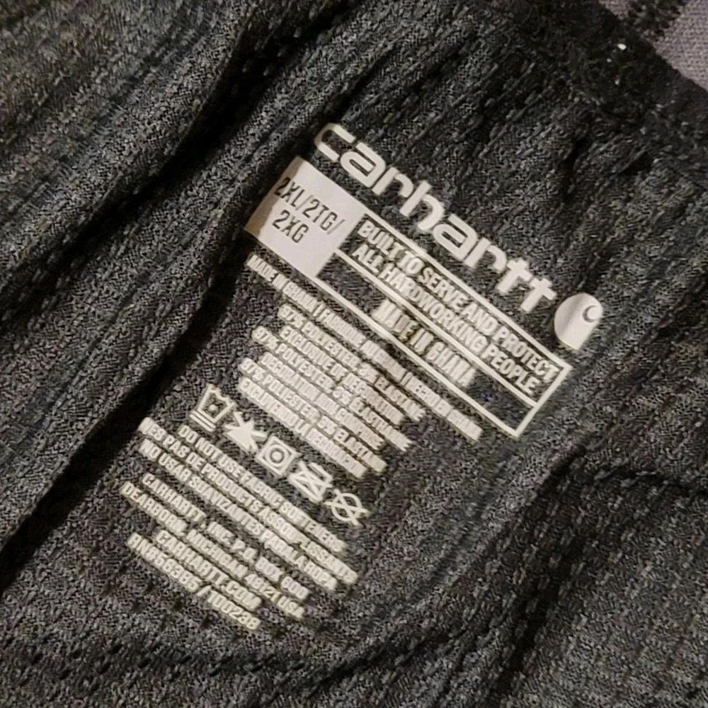 Carhartt Force Thermal Base Layer Pants Mens 2XL‎ Black Long Johns